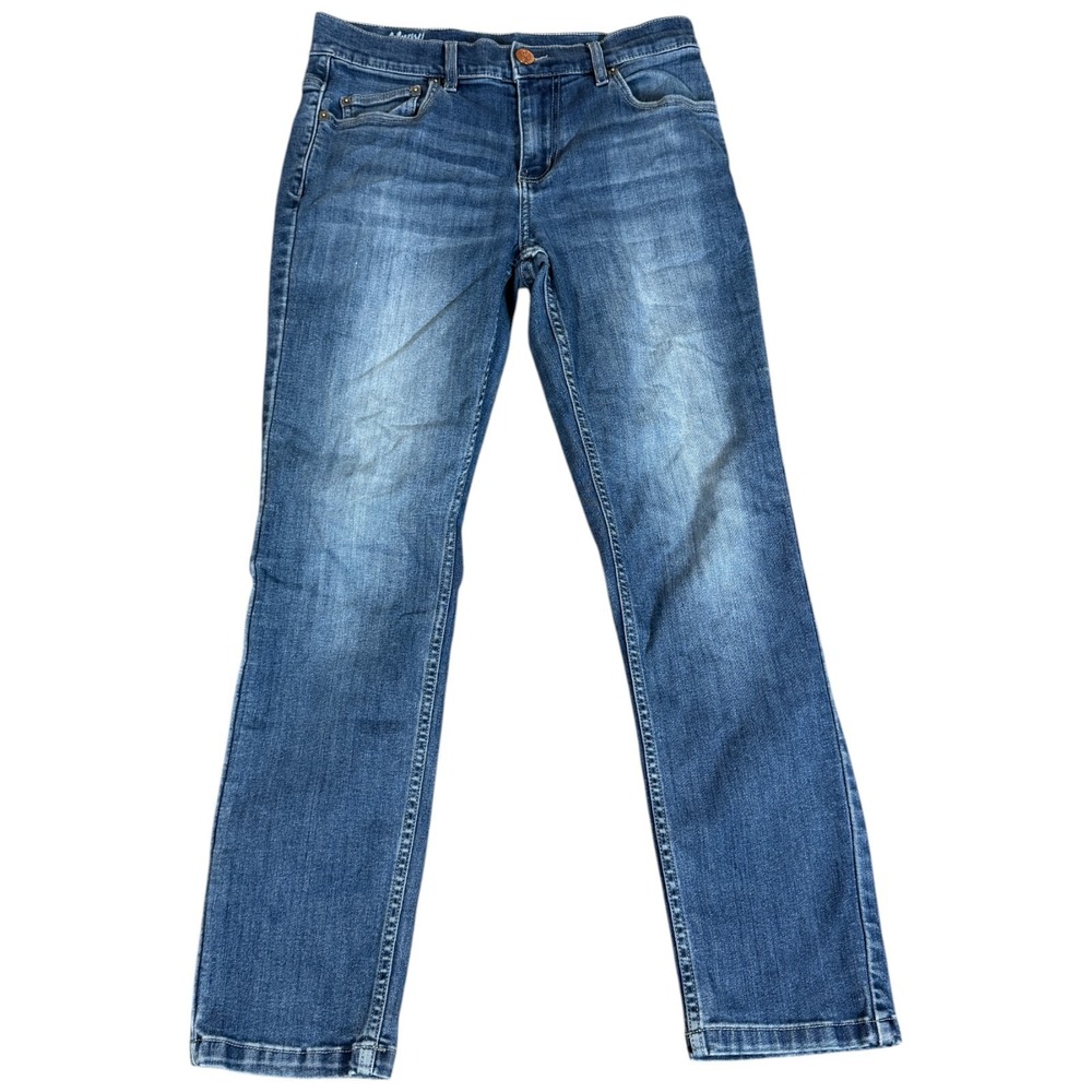 Mugsy Jeans Men's 30x28 Blue Denim Kinzies Slim Straight Stretch‎ Distressed Y2K